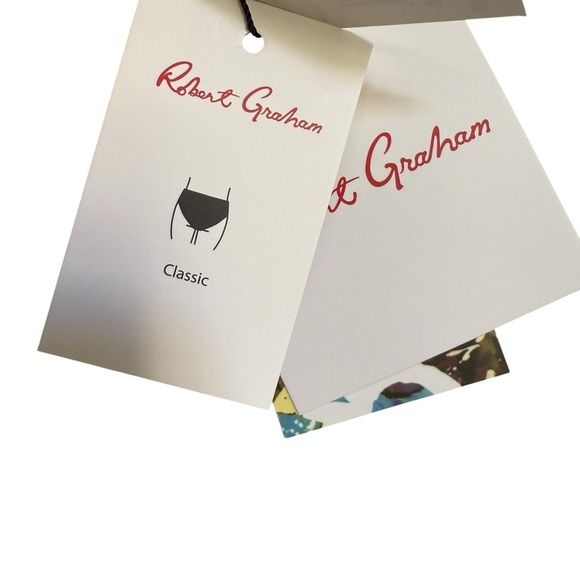 NWT Robert Graham Black One-Piece Swimsuit Size 10 - Picture 4 of 5